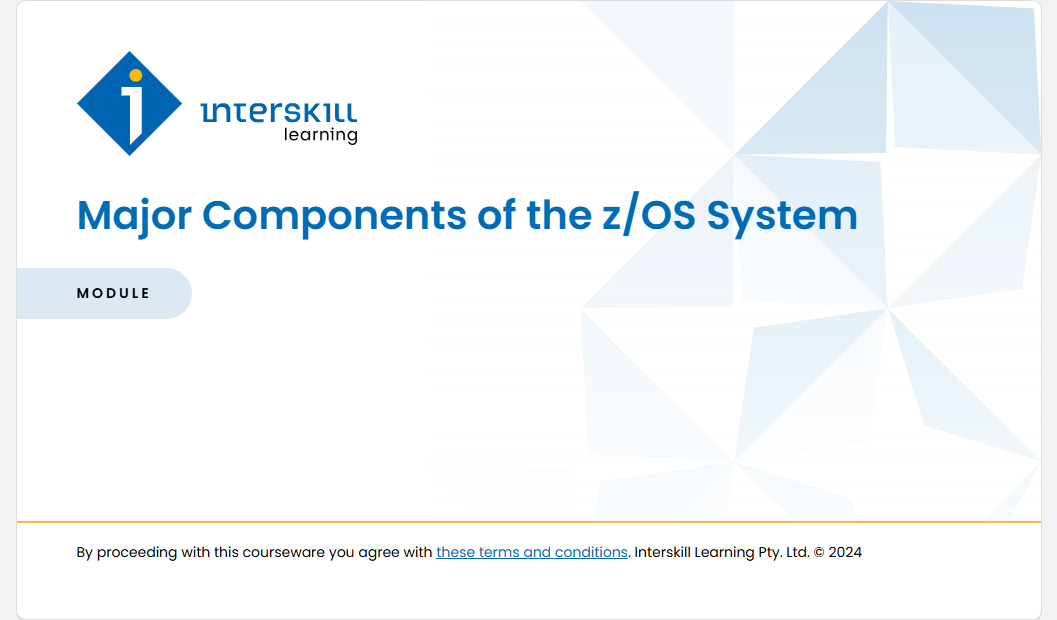 Major Components of the z/OS System Major Components of the z/OS System - Major Components of the z/OS System screenshot